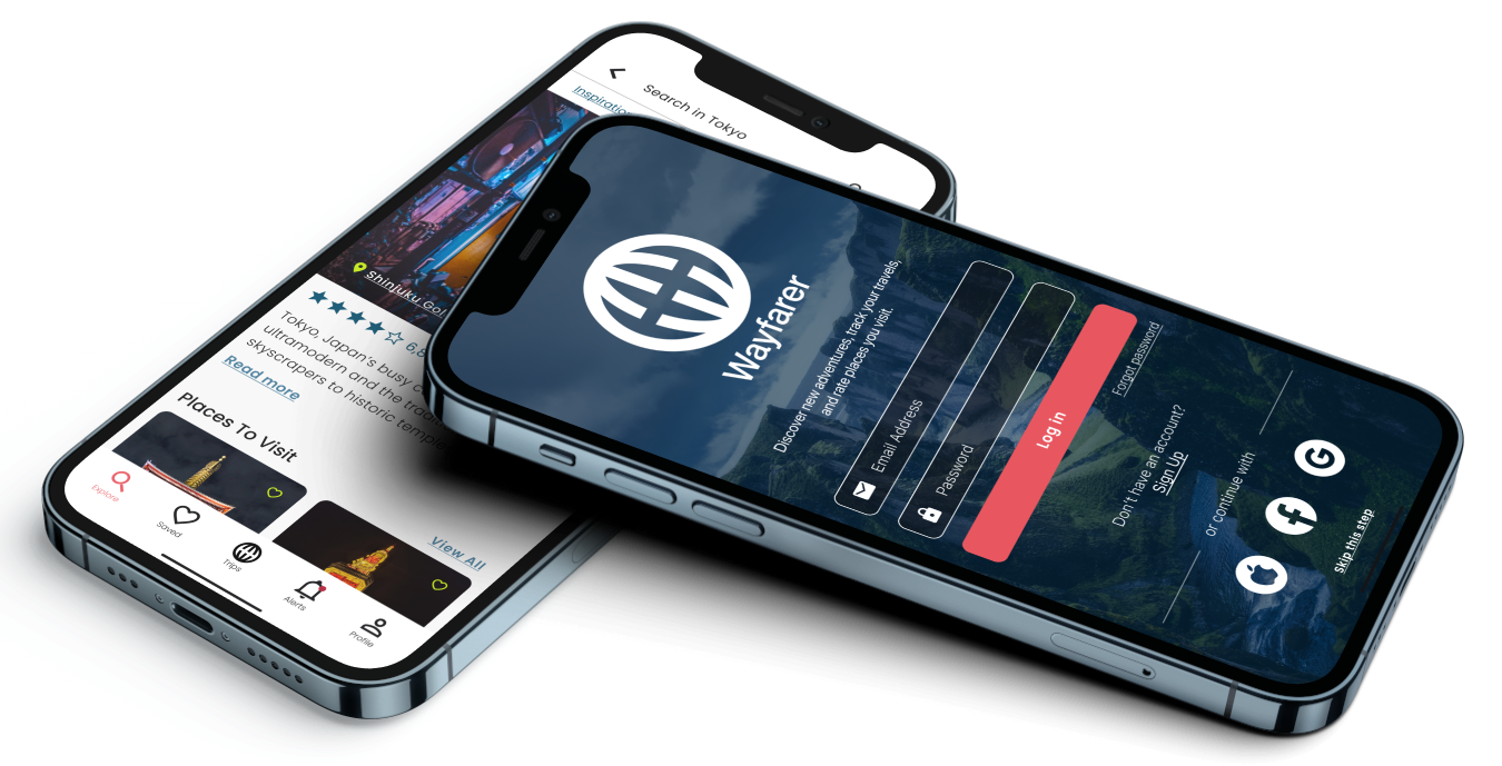 Wayferer Sample Wayfarer Case Study – Davia DeNisco – UI / UX Designer